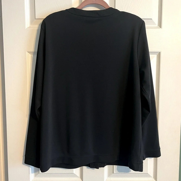 Vintage Jacket Classics by Jantzen Collarless Stretch Black - Picture 2 of 6